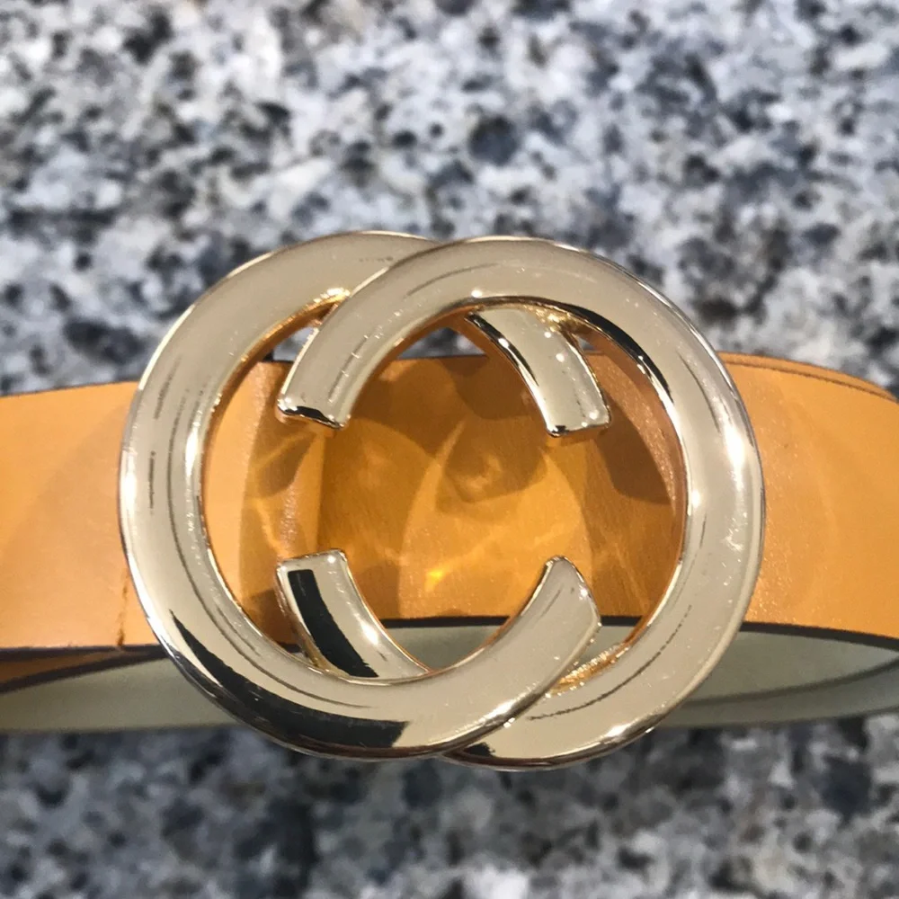 Time and Tru Double Open C Buckle Belt
